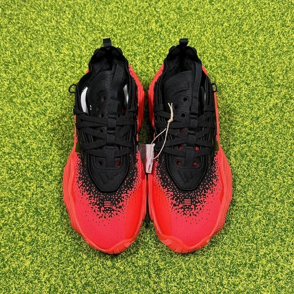 Adidas Trae Young 3 Jr Metal Size 6 Big Kids Scarlet Red Black Bred IF2114 - Picture 3 of 6